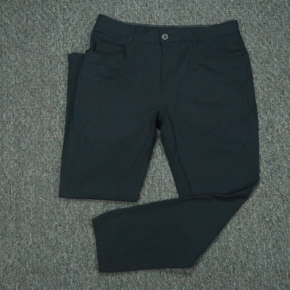 Vuori Pants Mens 32x28 Blue Meta Performance Stretch Chino Zip Pocket V430-S